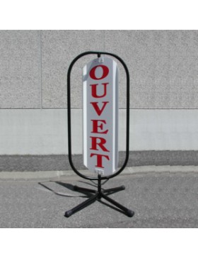 PANNEAU TOURNANT AU VENT 'OUVERT' 130*58*55cm