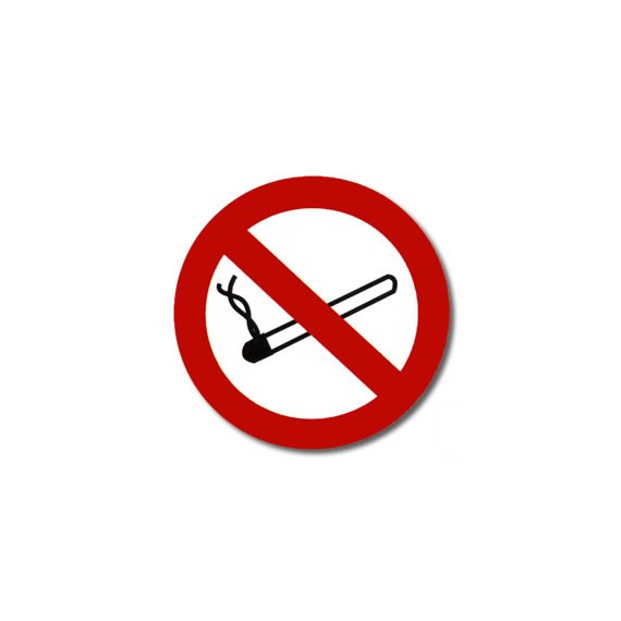 PICTO PVC COLLANT 'Interdit cigarette'