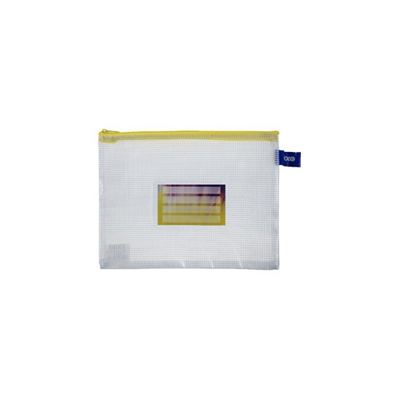 POCHE ENVELOPPE ZIP EXXO A5+ JAUNE