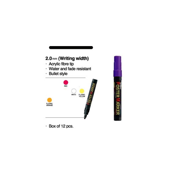 MARQUEUR ARTLINE TEMPERA 4mm VIOLET