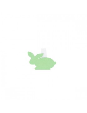 Mini pince à linge 'Lapin de Pâques' 32 * 40mm - Vert Menthe