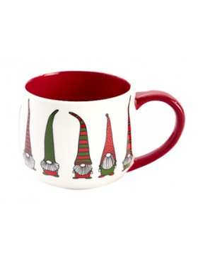 Mug gnomes rouges et verts - Ø9*8cm