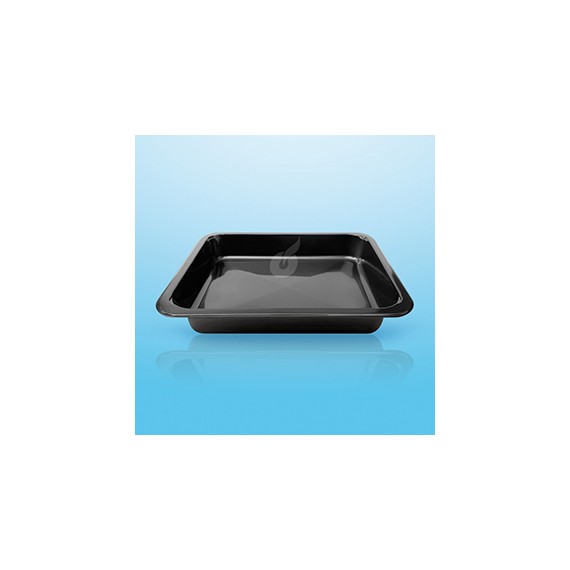 Ravier 'Foodybox' PP noir - 1 Comp. - 227*178*45mm - 1330 ml