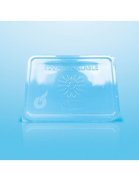 Couvercle 'Foodybox' R-PET Transparent - 227*178mm