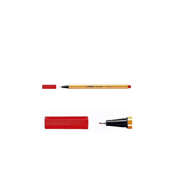 FEUTRE STABILO EXTRA FIN ROUGE POINT 88