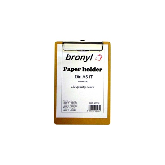 PLAQUE PINCE FORMAT A5 BOIS NATUREL