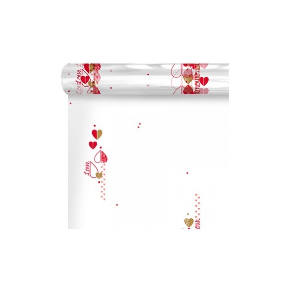 ROULEAU CELLO 'LOVE' 35µ 60cm*120m BISOUS
