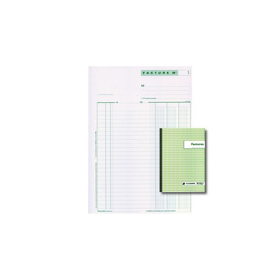 FACTURIER EXACOMPTA 13287 2 COPIES 21*29.7cm