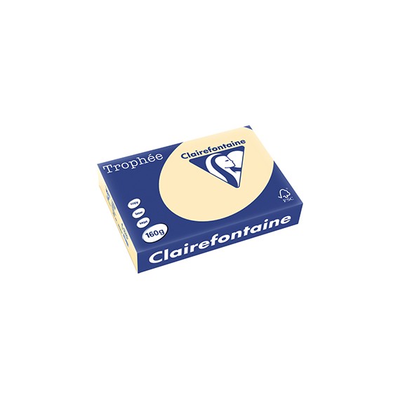 PAPIER A4 CLAIREFONTAINE TROPHÉE 160g/m² CHAMOIS
