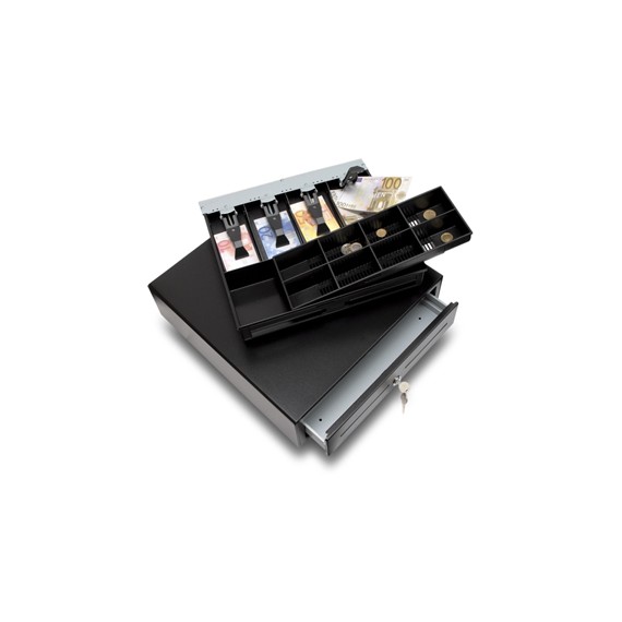 TIROIR CAISSE MÉTAL AC240T - 40*41*12cm - PUSH
