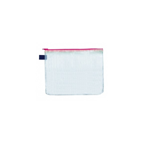 POCHE ENVELOPPE ZIP FOLDERSYS B6 ROUGE RENFORCÉE