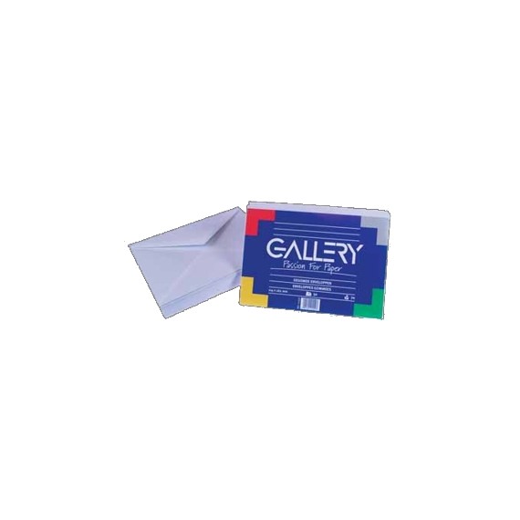 ENVELOPPE BLANCHE 114*162mm 70g GOMMÉE