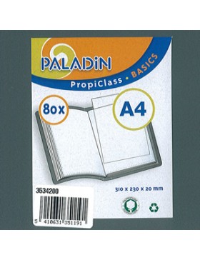 FARDE PRÉSENTATION A4 80 POCHES PALADIN