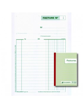 FACTURIER EXACOMPTA 13279 3 COPIES 14.8*21cm