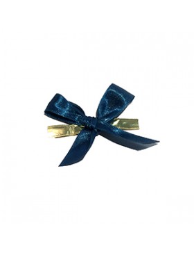 NOEUD SATIN SARCELLE SUR BARETTE