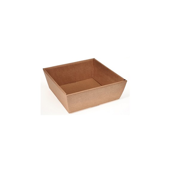 PANIER CARTON CARRÉ 25*9cm KRAFT