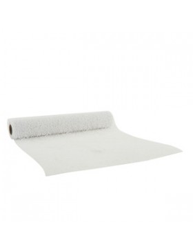 Chemin de Table 'Nid d'abeille' 280mm * 2.5m - Blanc
