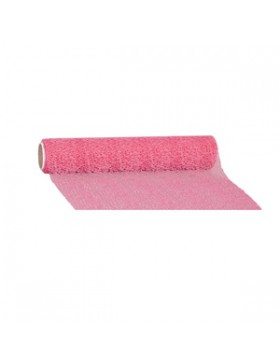 Chemin de Table 'Nid d'abeille' 280mm * 2.5m - Fuchsia