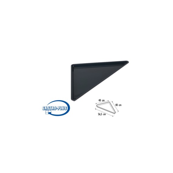 PLAT NOIR COMPTOIR TRIANGLE 40*40*57cm - GASTRO PLUS