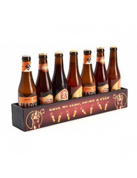 Caisse bois 'No fear No Beer' Pour 7 Bout. Trapp