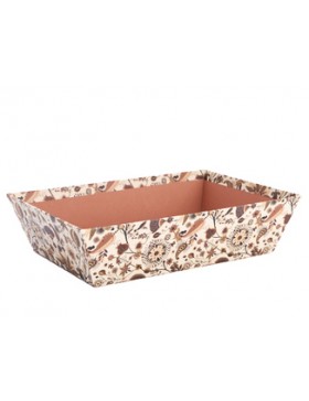 Panier Carton Rect. 28*19*7cm - Automnal