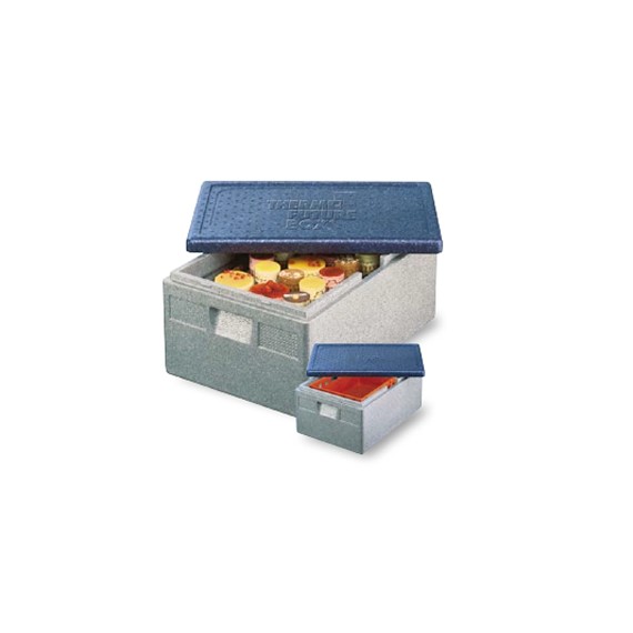 BOX  FRIGOLYTE POUR BAC EURO 625*425*300mm - NOIR