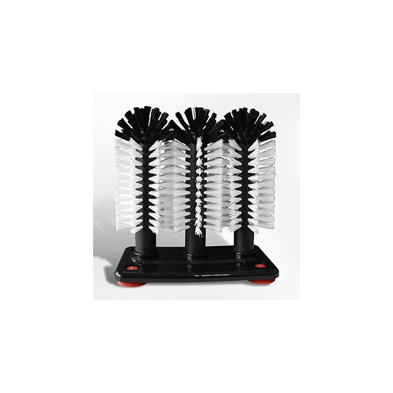BROSSE RINCE-VERRE TRIPLE + VENTOUSES
