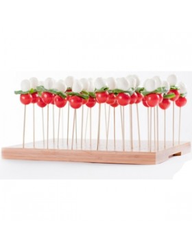 PLATEAU BAMBOU 35*25*3cm POUR 120 PICS