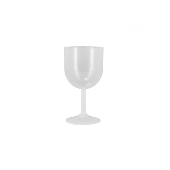 Verre a vin ballon sur pied réutilisable PP Light - 180 ml