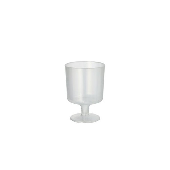 Verre à vin sur pied réutilisable PP Light - 200ml