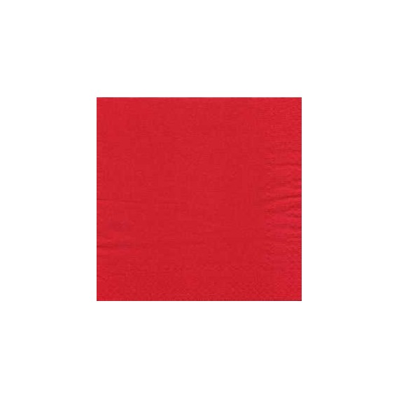 SERV. SURLYS 2 Ép. GAUFFRÉE 38*38cm ROUGE