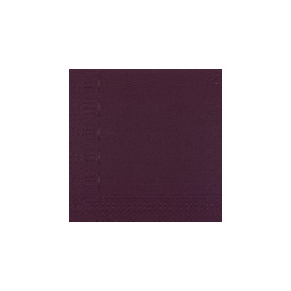 SERV. SURLYS 2 Ép. GAUFFRÉE 38*38cm PRUNE
