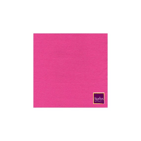 SERV. SURLYS GAUFFRÉE 25*25cm FUSCHIA