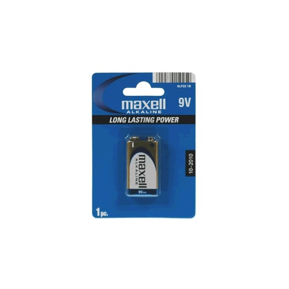 PILE MAXELL ALKALINE 9v LF22