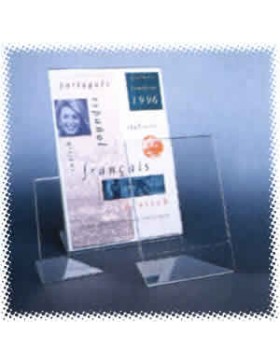 PORTE PHOTO INCLINÉ A4 PLEXI