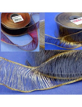 RUBAN SOIE LAITONNé SALOME 35mm*15m