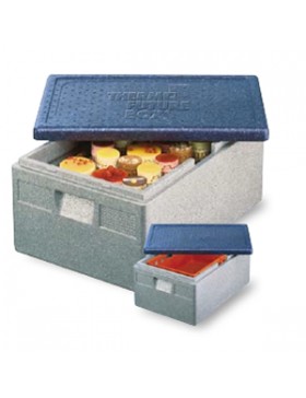 BOX  FRIGOLYTE POUR BAC EURO 625*425*300mm - NOIR