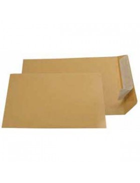 ENVELOPPE BRUNE 175*265mm 90g STRIP COLLANT
