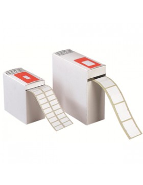 ETIQUETTE BLANCHE ENLEVABLE N°5 37*18mm