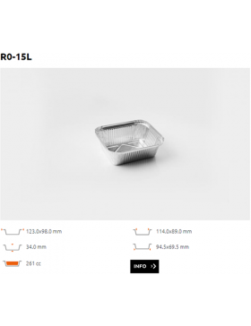 Ravier Alu bord droit - R0-15L - 261CC