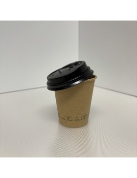 Couv. Noir pour Gobelet Kraft 200cc - 'Save The Earth'