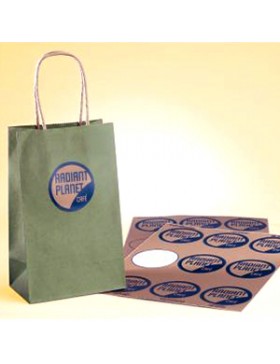 FEUILLE 12 ÉTIQUETTES Ø 60mm KRAFT - AVERY L7106