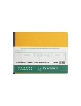 Registre des membres S.R.L - 9401X - Exacompta