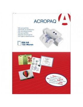 ETUI À LAMINER 2*125µ A4 ACROPAQ