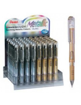 STYLO PENTEL ENCRE GEL METALIC OR K230