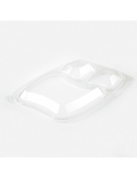 RAVIER BISTRO 3 Comp oPS TRANSP 254*174*23 mm COUVERCLE