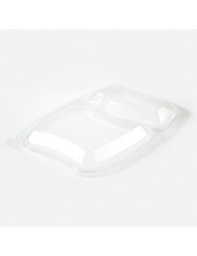 RAVIER BISTRO 2 Comp oPS TRANSP 254*174*23 mm COUVERCLE