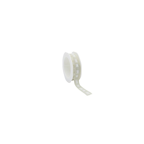 RUBAN CADEAU 16mm*20m 'LOVE YOU'