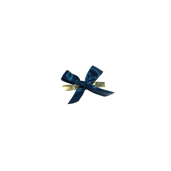 NOEUD SATIN SARCELLE SUR BARETTE