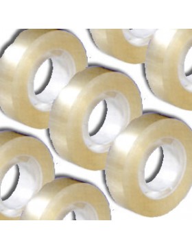 PAPIER COLLANT 12mm x 33m PP 30 µ transp CELFIX